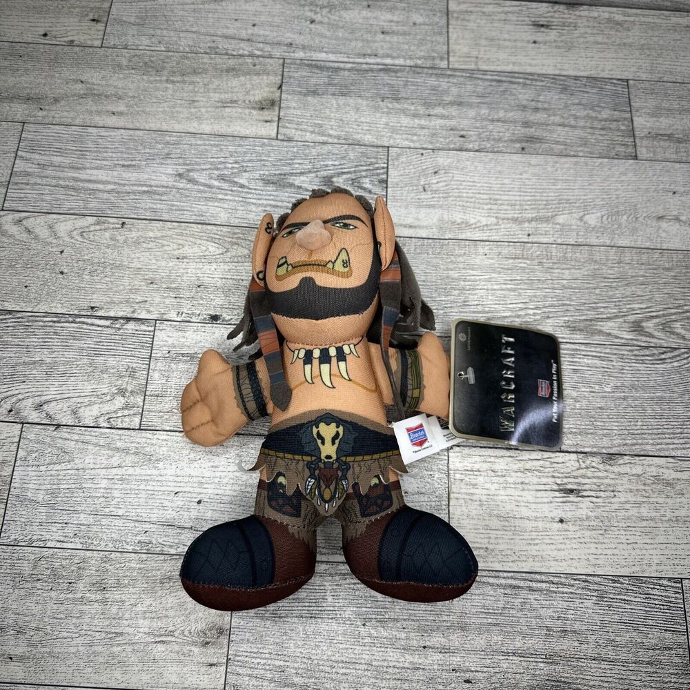 World of Warcraft Durotan Orc Blizzard 7” Plush Toy New WithTags 2016